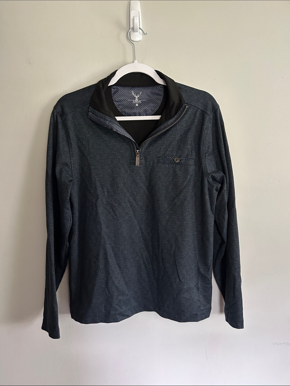 Dark blue Quarter-Zip Pullover